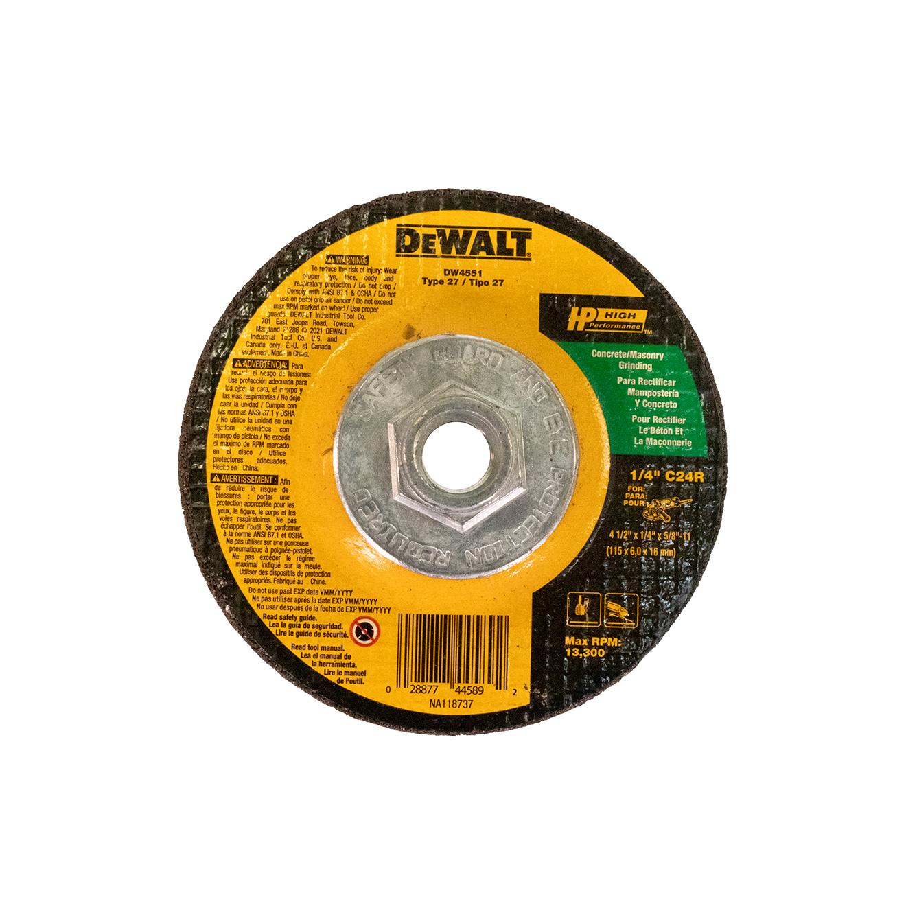Dewalt 4-1/2